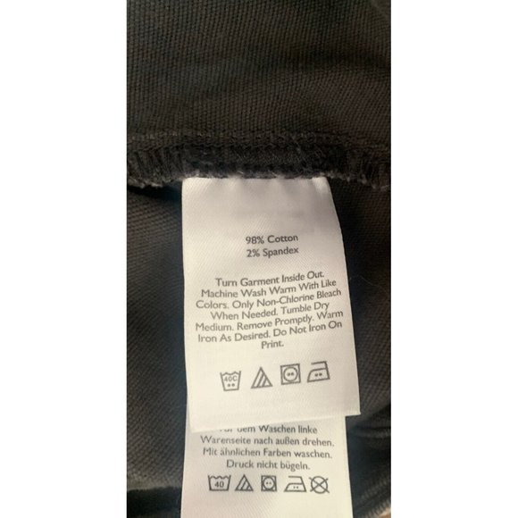 Eddie Bauer Women Sz 8 Pants Charcoal Gray Capri Straight Leg Outdoor Hiking - Picture 9 of 11